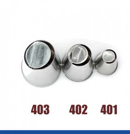 Кондитерские насадки лепесток хризантемы №401, 402, 403 Tulip™ | набор 3 шт (большой размер) Кондитерские насадки лепесток хризантемы №401, 402, 403 Tulip™ | набор 3 шт (большой размер)