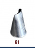 Кондитерская насадка 61 Tulip, Корея, прорезь 11 мм лепесток изогнутый Кондитерская насадка 61 Tulip, Корея, прорезь 11 мм лепесток изогнутый