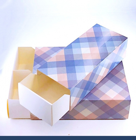 Кондитерская упаковка-пенал 18•15•5 см (2 секции/3 части) упак. 5-25 шт | КЛТ