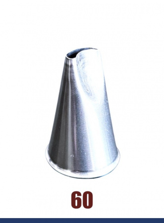 Кондитерская насадка 60 Tulip, Корея, прорезь 9 мм лепесток изогнутый правый Кондитерская насадка 60 Tulip, Корея, прорезь 9 мм лепесток изогнутый правый