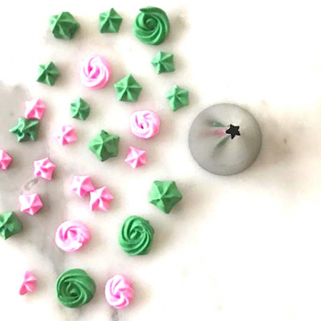 Кондитерская насадка открытая звезда №16 Tulip™ мини размер (diam. 3.5 mm; 6 лучей)