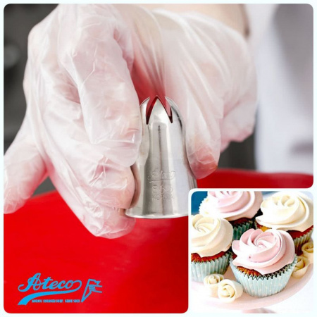 Кондитерские насадки закрытая звезда №852, 853, 854, 855, 856, 857, 858 от Ateco | Классика