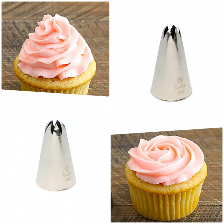 Кондитерская насадка закрытая звезда №844 Tulip™ (diam.6 mm; 6лучей)