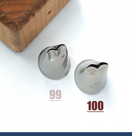 Кондитерские насадки лепесток 2-й изогнутый 99, 100 Tulip™ малый размер Кондитерские насадки лепесток 2-й изогнутый 99, 100 Tulip™ малый размер