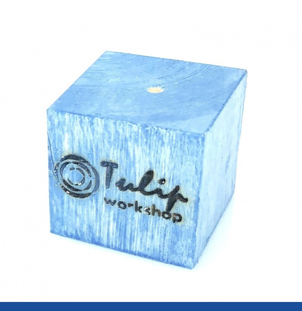 Подставка-кубик для кондитерских гвоздиков (1) Синий