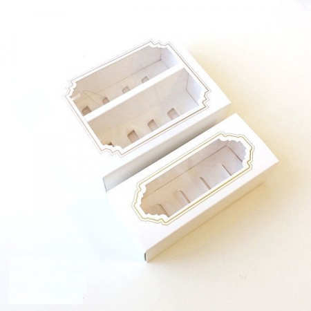 Коробка-пенал для макарони 14*11*5 см | упак. 10 шт