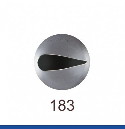 Кондитерская насадка 183 Tulip, Корея, прямой лепесток с округлой прорезью 21 мм Кондитерская насадка 183 Tulip, Корея, прямой лепесток с округлой прорезью 21 мм