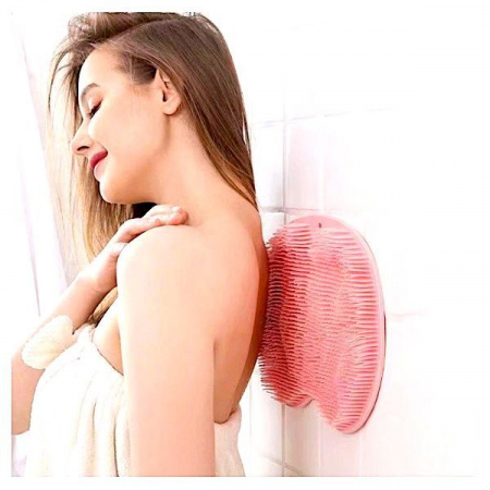 Коврик массажный силиконовый для ванной или душевой 23*23 см