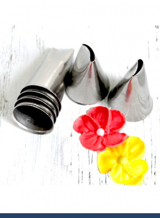 Кондитерская насадка 159 Tulip, Корея, прорезь 4.8 мм лепесток изогнутый левый, мини Кондитерская насадка 159 Tulip, Корея, прорезь 4.8 мм лепесток изогнутый левый, мини