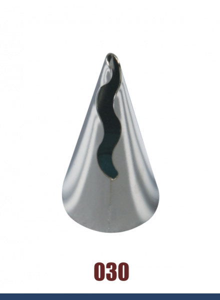 Кондитерская насадка 030 Tulip рюшевая (Ruffle)