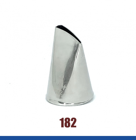 Кондитерская насадка 182 Tulip, Корея, прямой лепесток с округлой прорезью 16 мм Кондитерская насадка 182 Tulip, Корея, прямой лепесток с округлой прорезью 16 мм