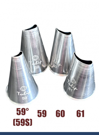 Кондитерская насадка 159 Tulip, Корея, прорезь 4.8 мм лепесток изогнутый левый, мини Кондитерская насадка 159 Tulip, Корея, прорезь 4.8 мм лепесток изогнутый левый, мини